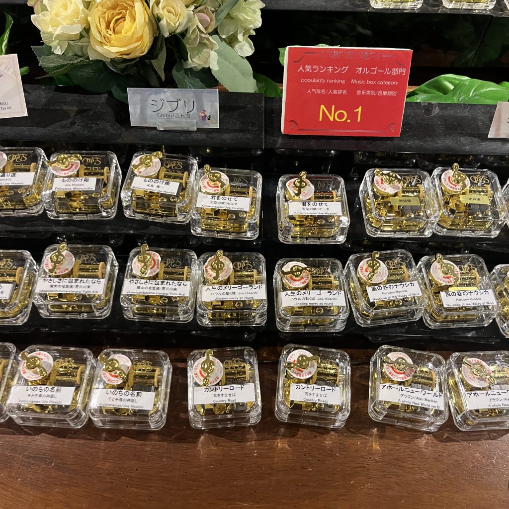 河口湖音樂－之森美術館－必買伴手禮－音樂盒