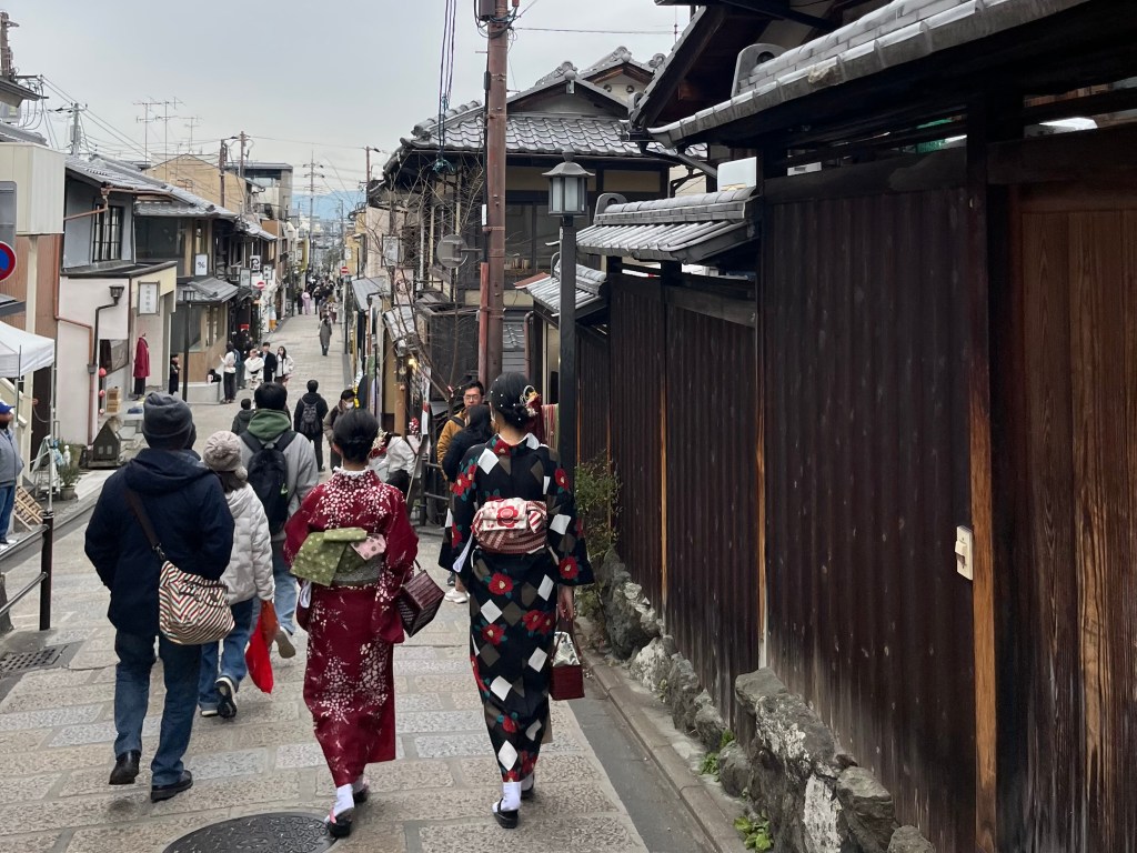 日本京都－二、三年坂和服